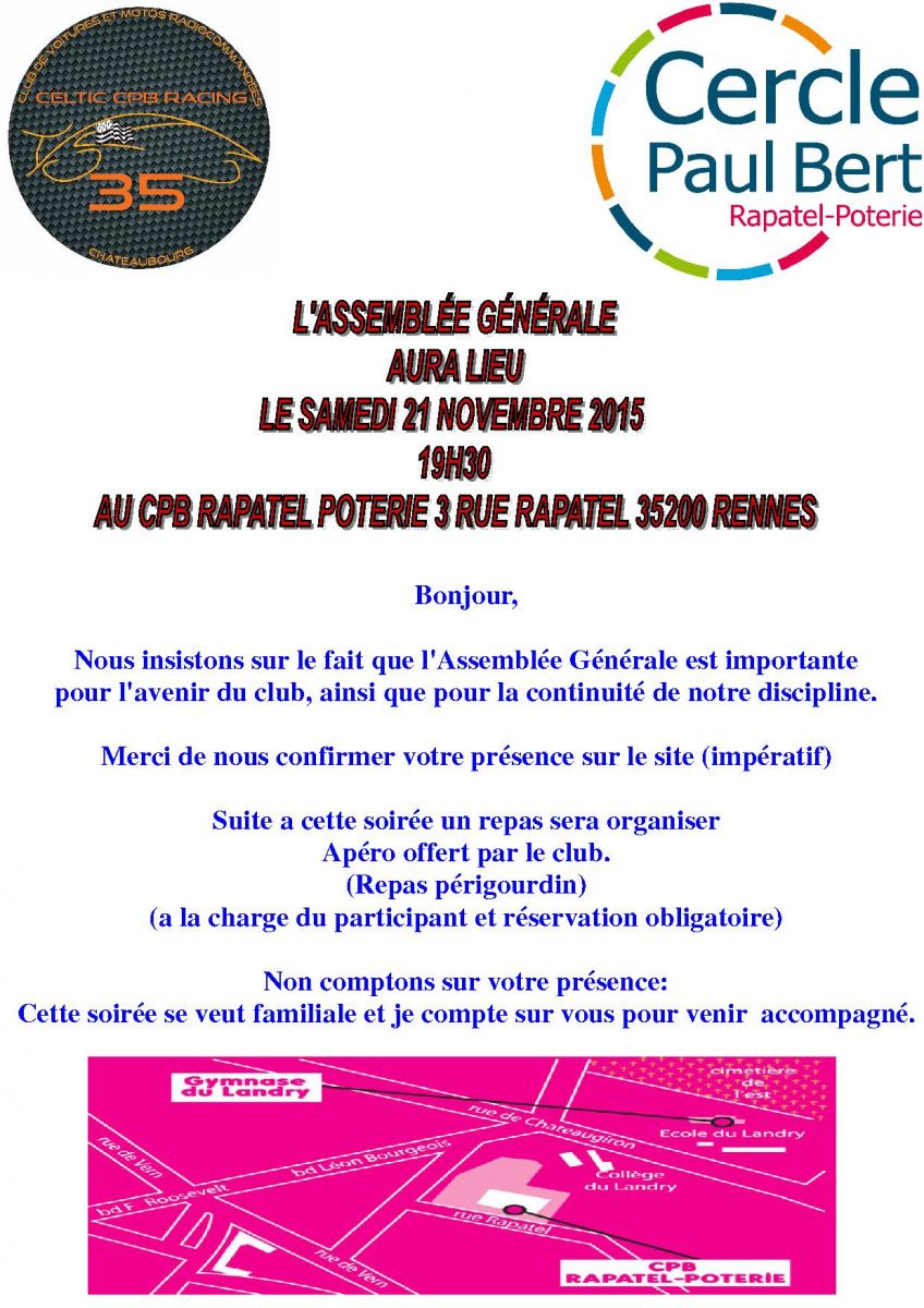ASSEMBLEE GENERALE 2015
